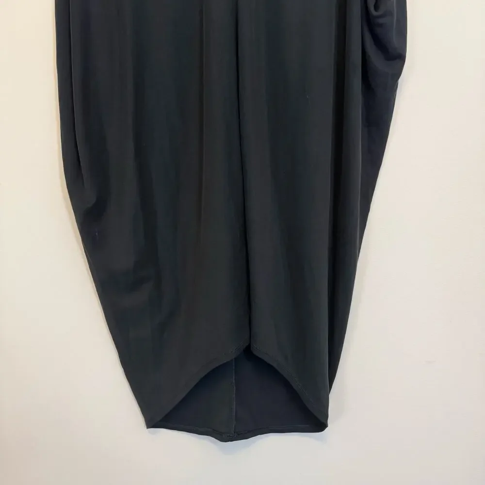 BCBG Maxazria Kerstin Tank Dress Medium Vintage Black Pullover V-Neck Sleeveless - Picture 6 of 9